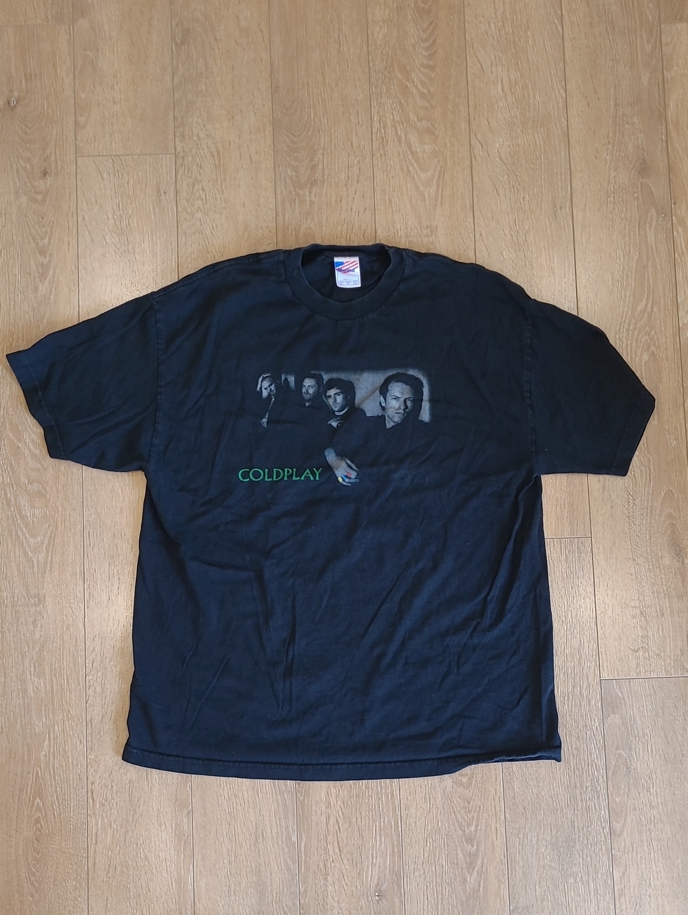 Rare 2005 Coldplay Concert T-Shirt Studio Album, X&Y, Twisted Logic Tour